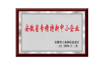 Small and medium-sized enterprises with specialized, refined, unique, and innovative characteristics in Anhui Province